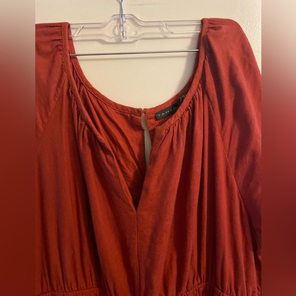 Tahari NWT Wide Leg Cap Sleeve Linen Blend Jumpsuit Size Extra Large - Picture 6 of 12